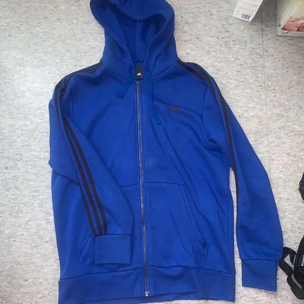 Blue Adidas Hoodie